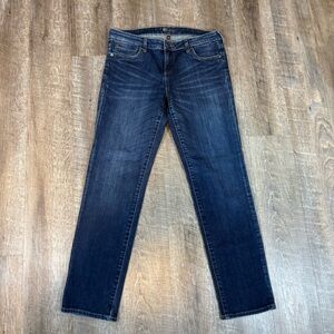Kut From The Kloth Catherine Mid Rise Boyfriend Jeans Stretch Dark Wash Size 8